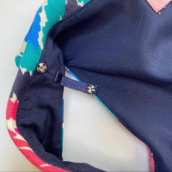 Lilly Pulitzer Hearts a Flutter Sleeveless Mini Dress Pink Blue Pattern 00 - Picture 8 of 16